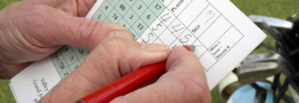 writing on scorecard
