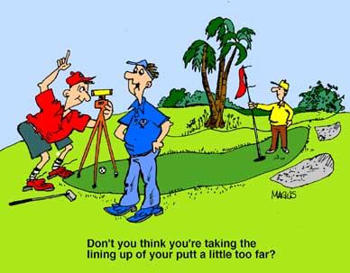 Image result for golf slow play cartoons